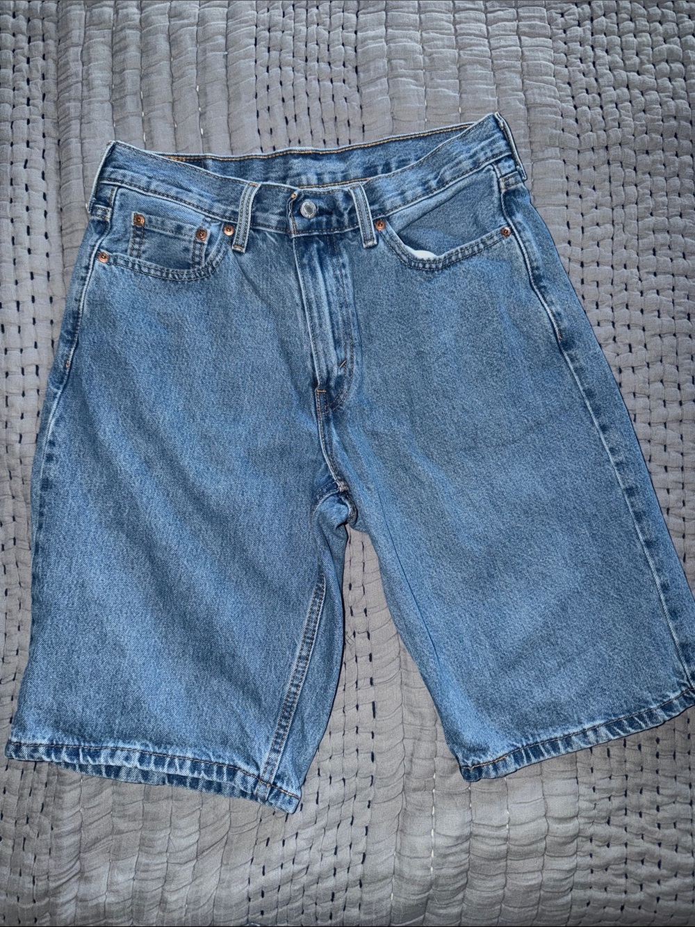 Levi's Light Blue Men's Denim Jean Shorts